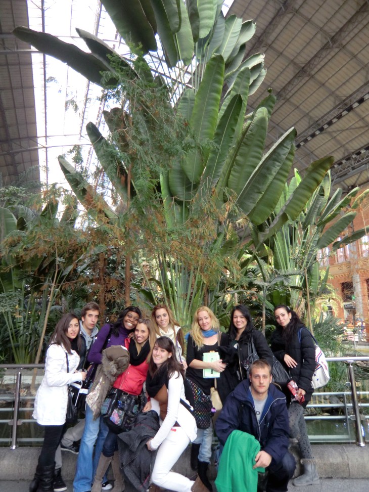 Estufa fría de la Estación de Atocha