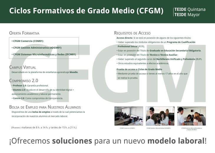 Díptico CGGM TEIDE reverso