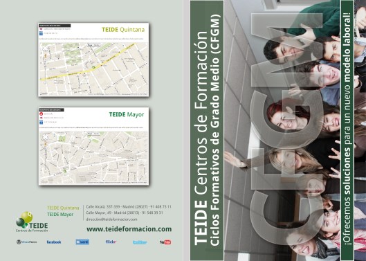 Diptico CFGM TEIDE anverso