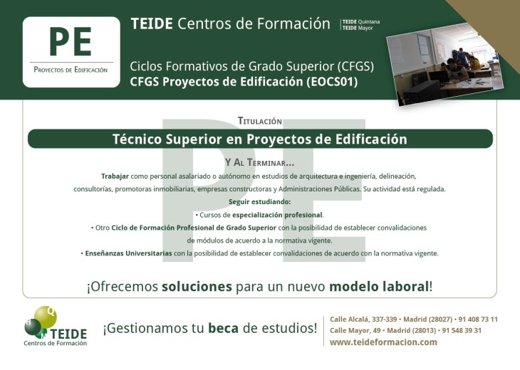 CFGS Proyectos de Edificación