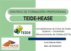 Convalidación GS-Universidad