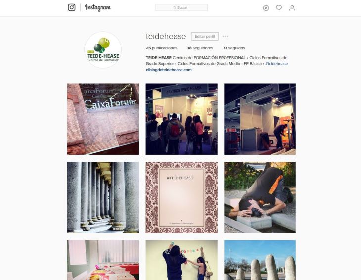 Instagram TEIDE-HEASE Formación Profesional